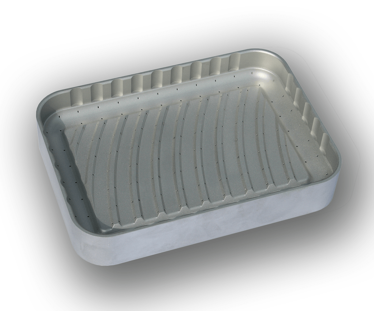 Buitenkant vormbak kaasverpakking